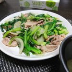 今夜の晩酌 肉野菜炒め