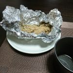 今夜は秋鮭のホイル焼きをつまみに晩酌