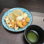 お正月二日目 晩酌は昨日のおでんの残りで一杯