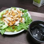 今夜の晩酌 棒棒鶏もどきを作って一杯w