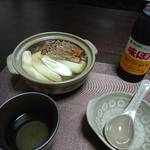 今夜の晩酌 湯豆腐を突っついて一杯